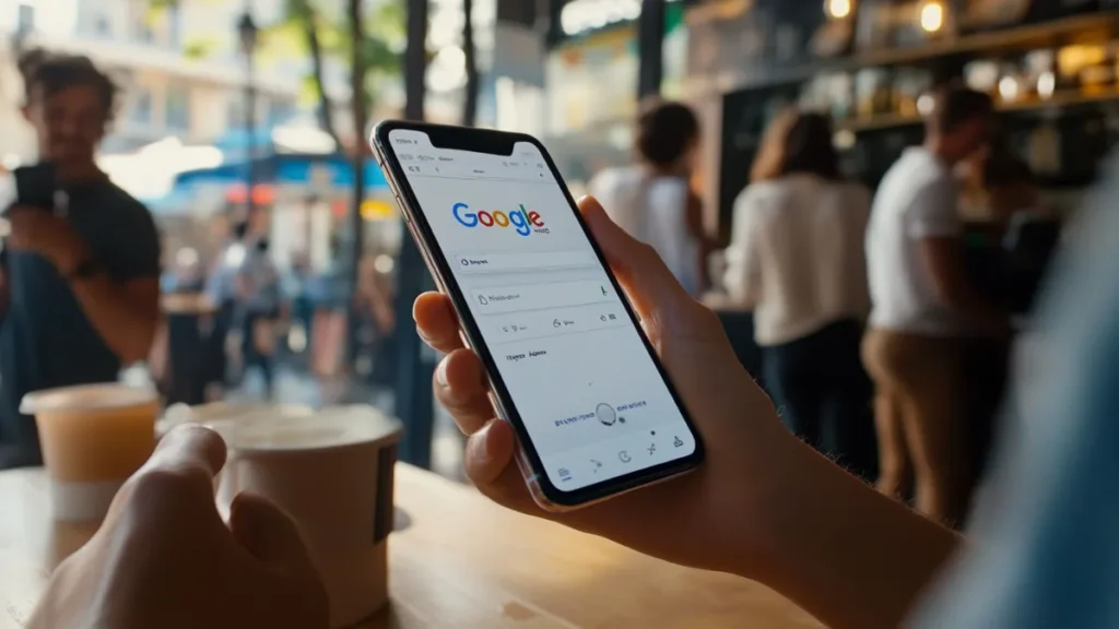 Busca do Google com IA